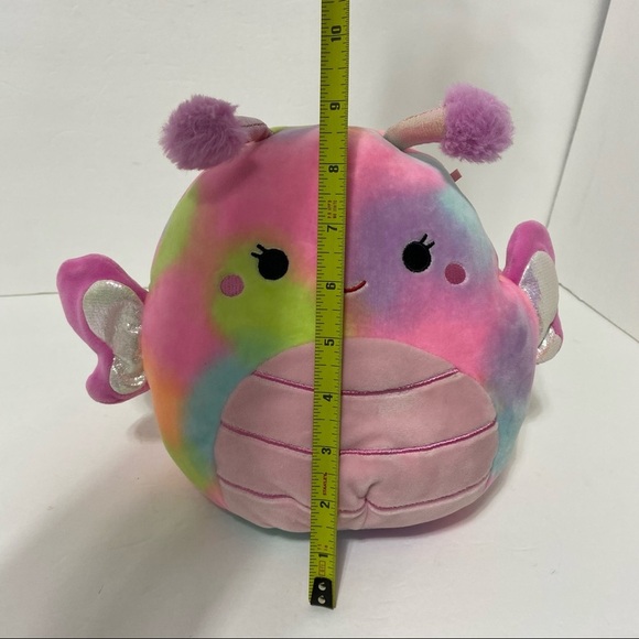 Squishmallow Iris Rainbow Butterfly 8" Soft Huggable Plush Toy - Picture 6 of 7
